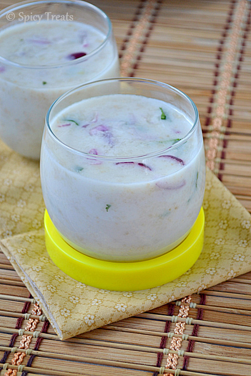 Spicy Treats Oats Spiced Buttermilk / Oats Buttermilk Porridge/Congee