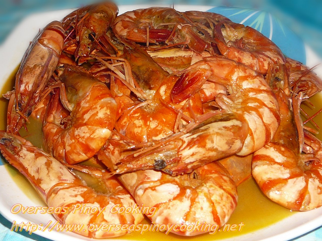 Prawns with Garlic Butter Sauce