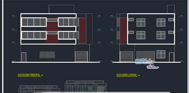 Living place in AutoCAD 