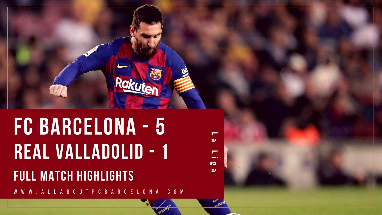 FC Barcelona vs Real Valladolid Full Match Highlights | FC - 5, Real Valladolid - 1