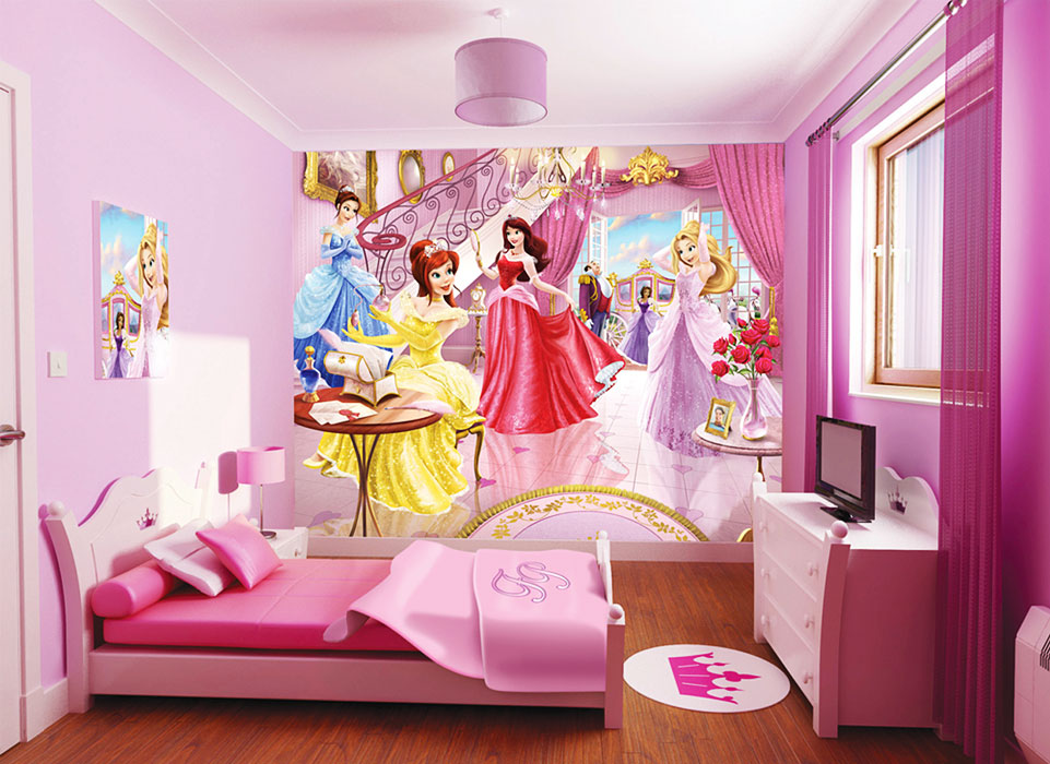 Dormitorios de princesa Disney - Ideas para decorar dormitorios