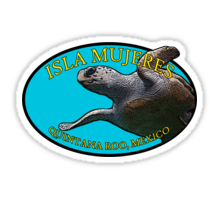 Isla Mujeres Travel Stickers