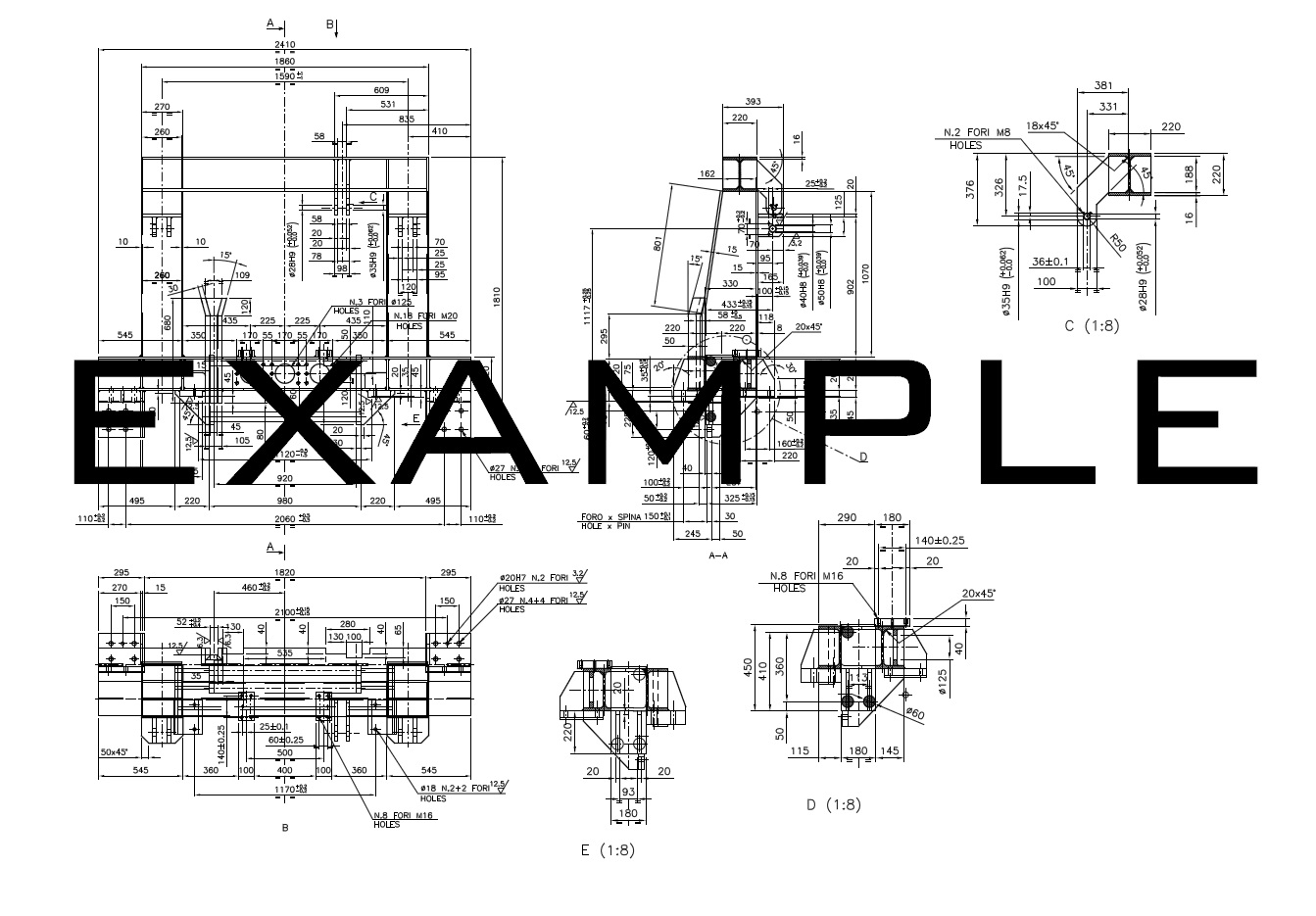 Типовой проект л56 97 в автокаде