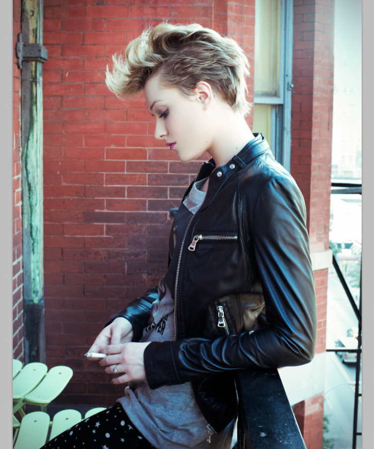 Evanholics Evan Rachel Wood Fan Place Evan by Jake Bailey Mohawk