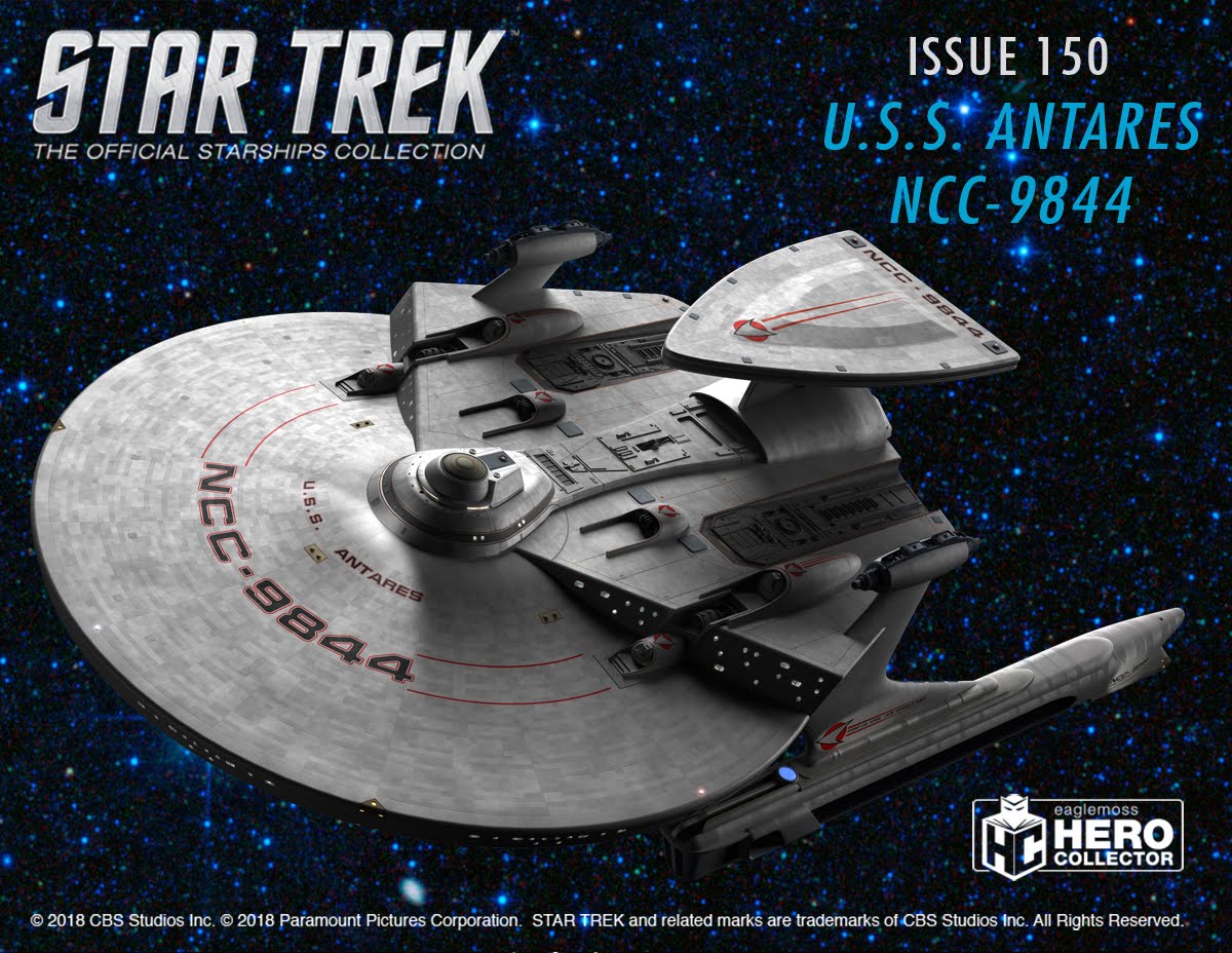 ANTARES ncc-9844 Starship EAGL Star TREK OFFICIAL Starships Magazine #150 U.S.S 