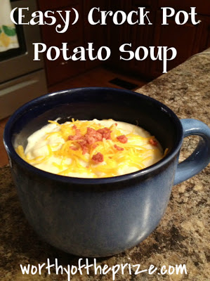 Paula Deen (Easy) Crock Pot Potato Soup