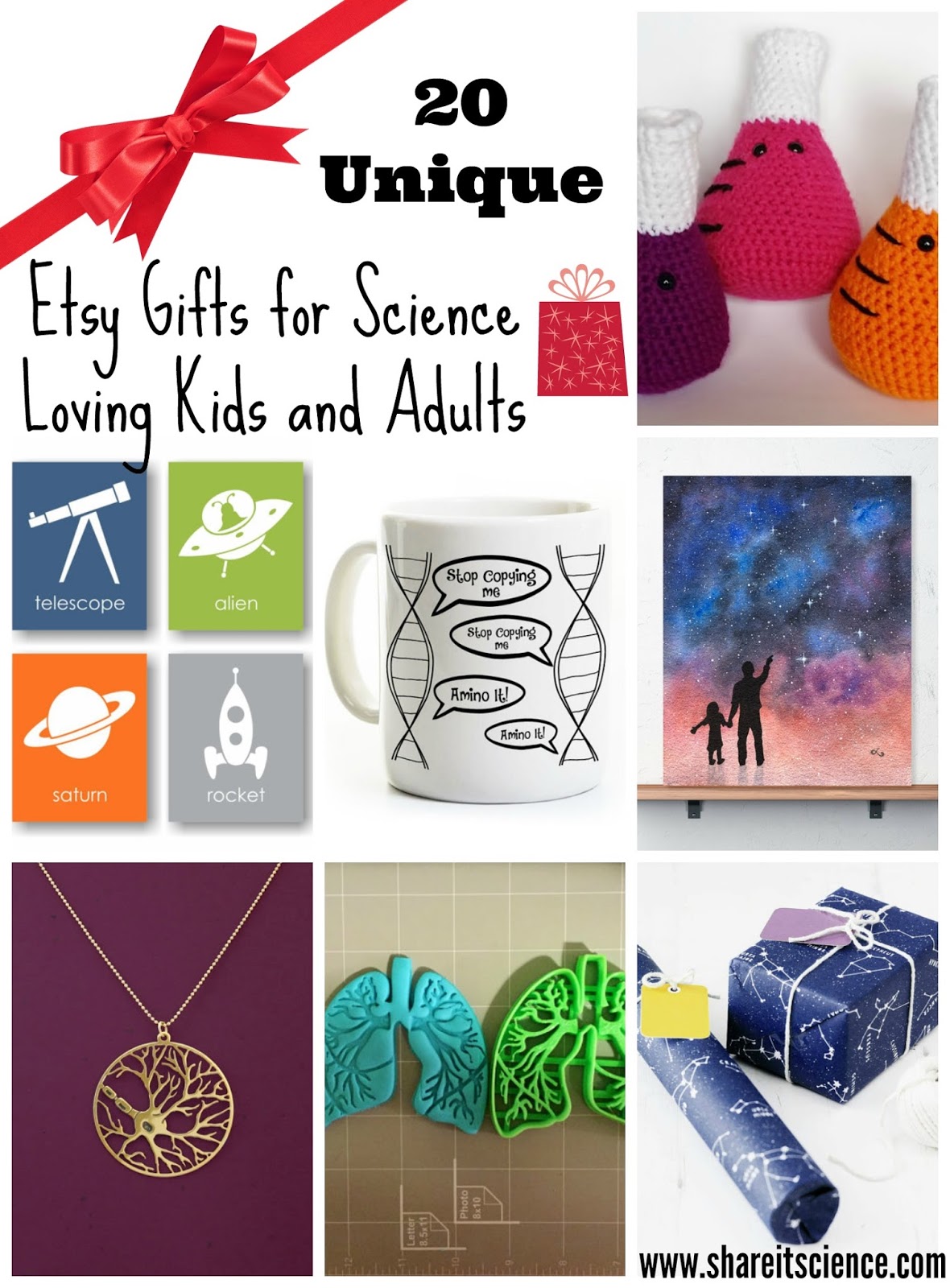 Share it! Science 20 Truly Unique Etsy Gifts for Science Loving Kids