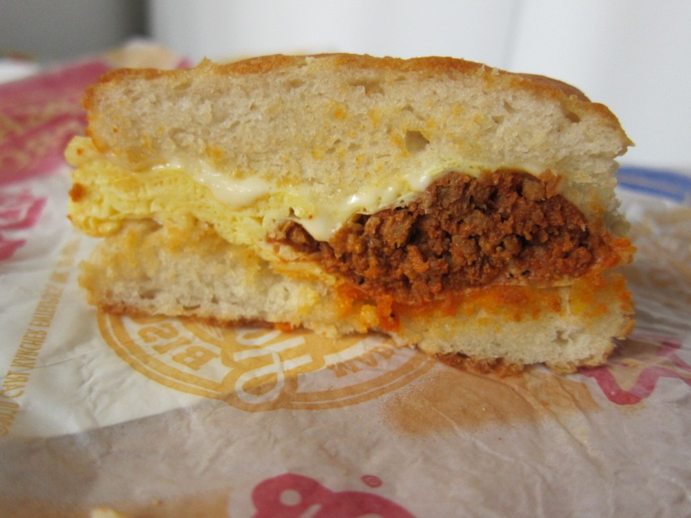 Review Carl's Jr. Chorizo, Egg & Cheese Biscuit and Burrito