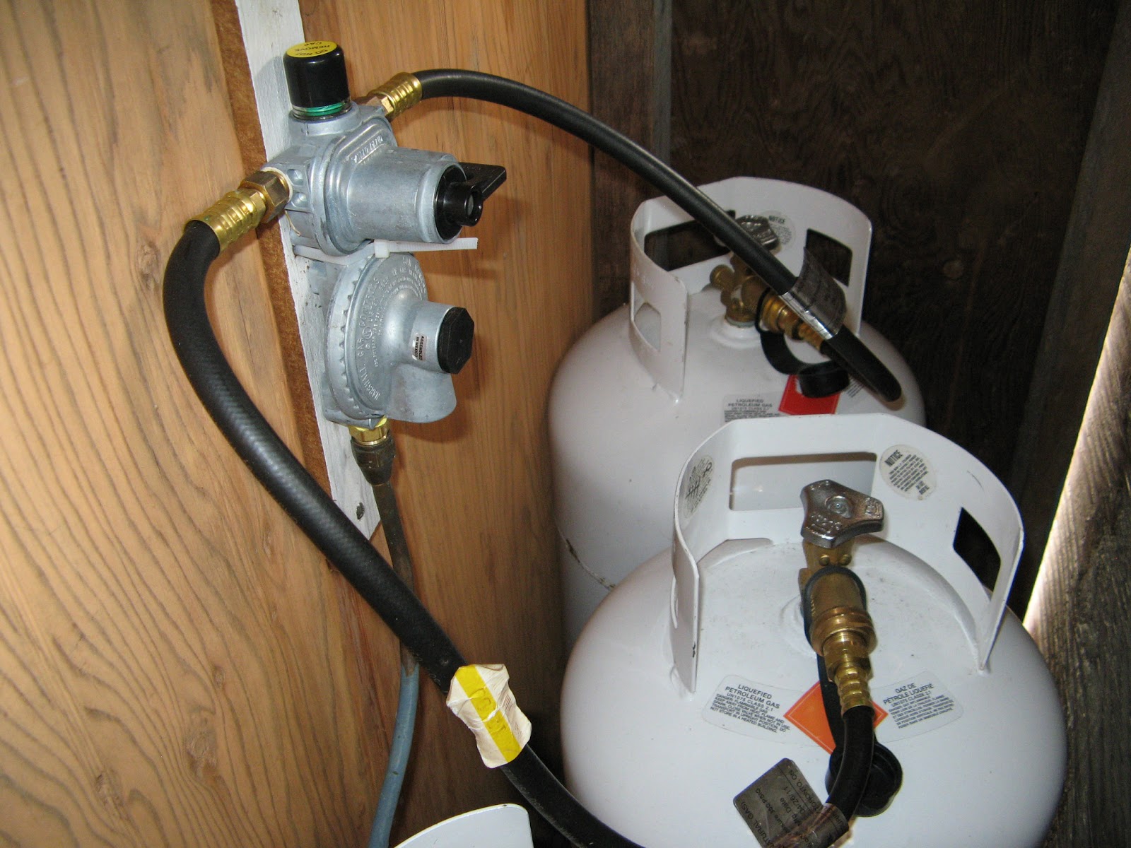 Powell River Books Blog: Float Cabin Living: How do you get power? Propane - Log Cabin With Propane Power