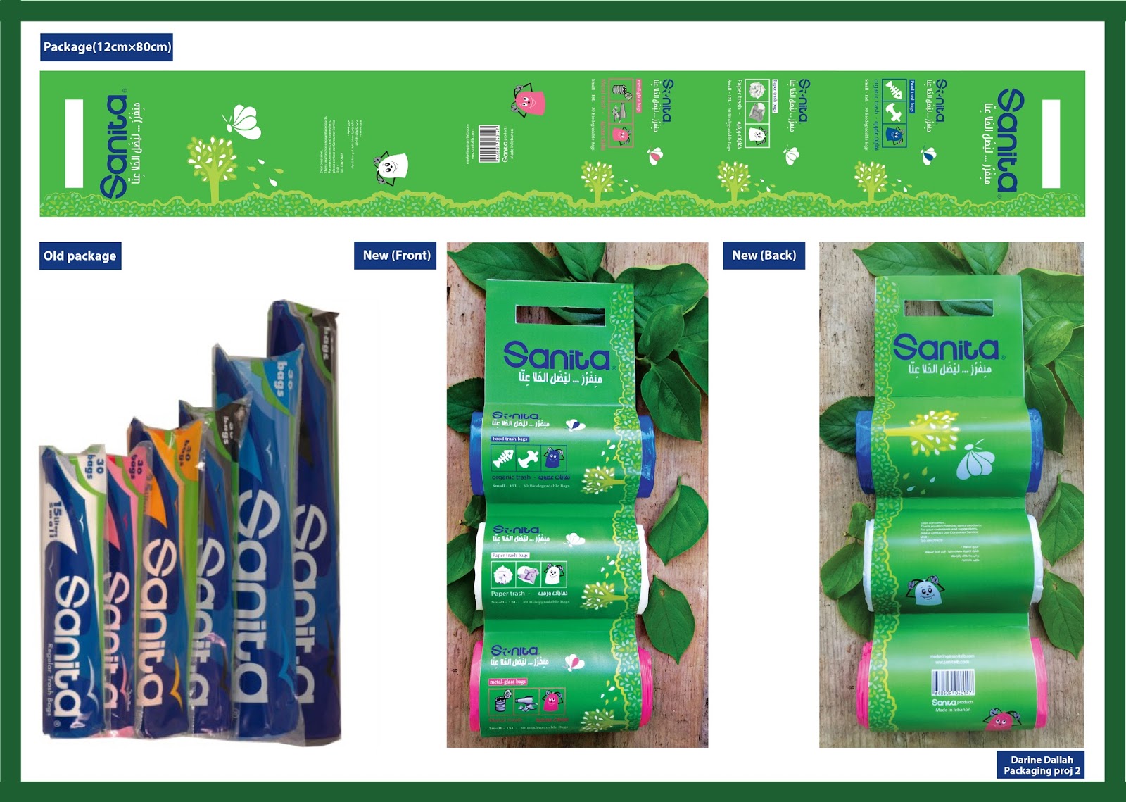 Sanita Trash Bags (Student Project) on Packaging of the World