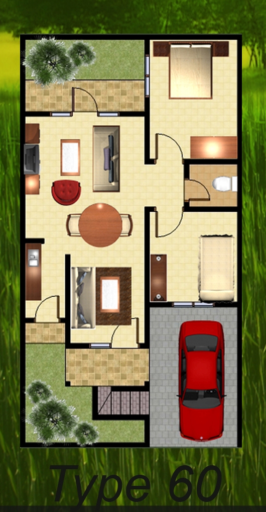 Contoh contoh Denah Rumah Minimalis Type 60 Tahun 2013 Contoh contoh Denah Rumah Minimalis Type 60 Tahun 2013