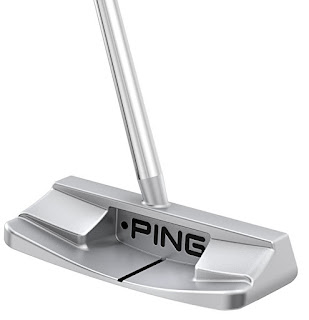 Example of a center shafted putter