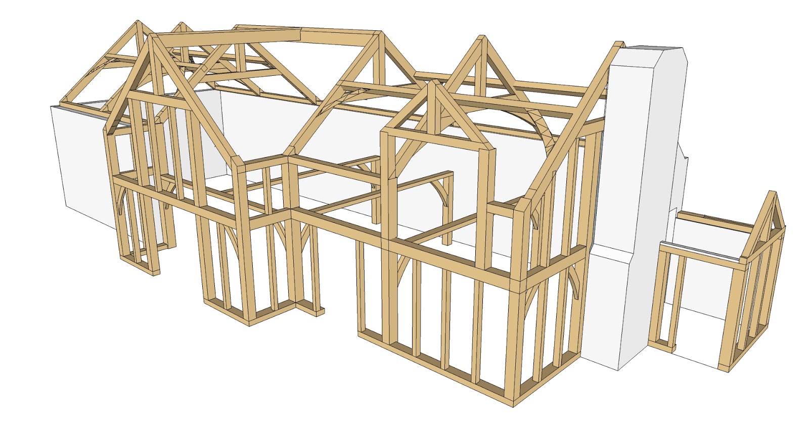Trengayor Woodworks Oak framed houses in Cornwall and Devon
