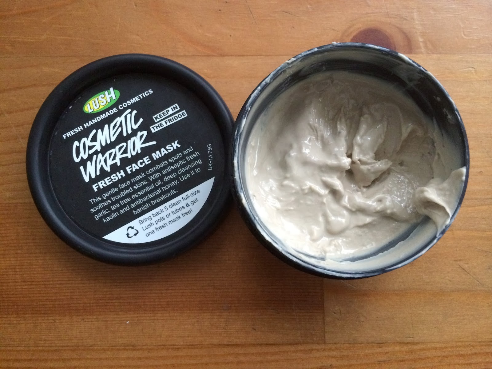 Lush Fresh Face Mask Cosmetic Warrior [review] Chocoholic Hijabi
