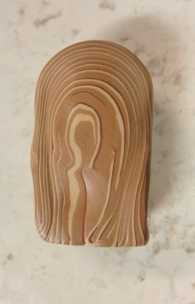 Pauline Persing Art, Writing,& Natural History Polymer Clay "Wood"