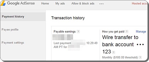 cara setting pembayaran google adsense melalui wire transfer, cara daftar wire transfer, sistem pembayaran adsense, cara menerima pembayaran google adsense