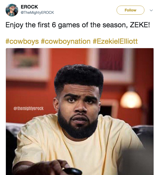 Ezekiel Elliott Suspension Memes, Top 10 Empire BBK