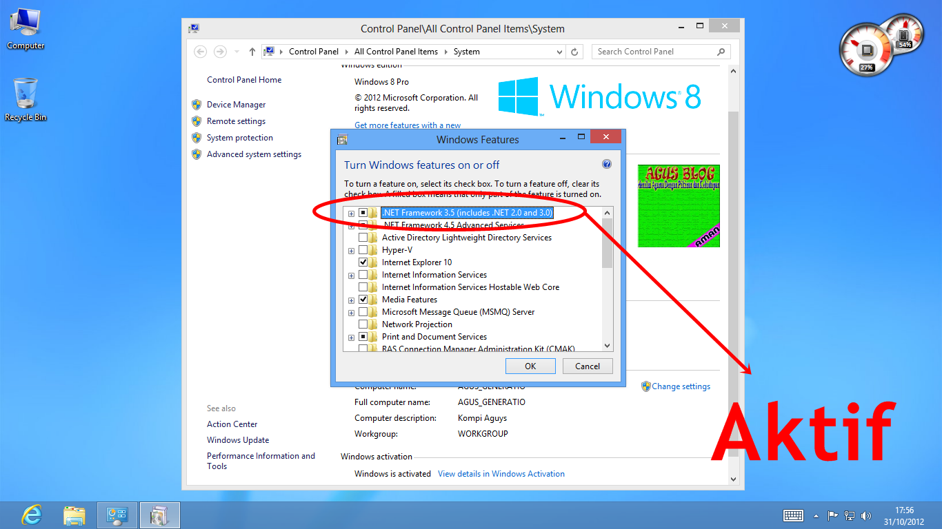 Net framework windows 8