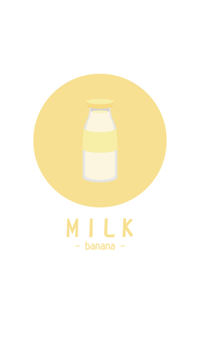 Milk - Banana flavor