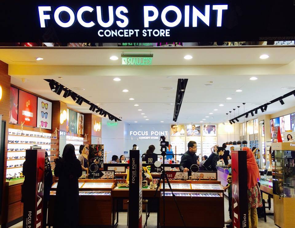 kedai cermin mata, kedai cermin mata murah, Focus Point, Focus Point Concept Store, Focus Point second outlet, Melawati Mall
