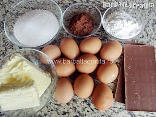 Tort Dobos (reteta de foi si crema) Lista cu ingredientele necesare