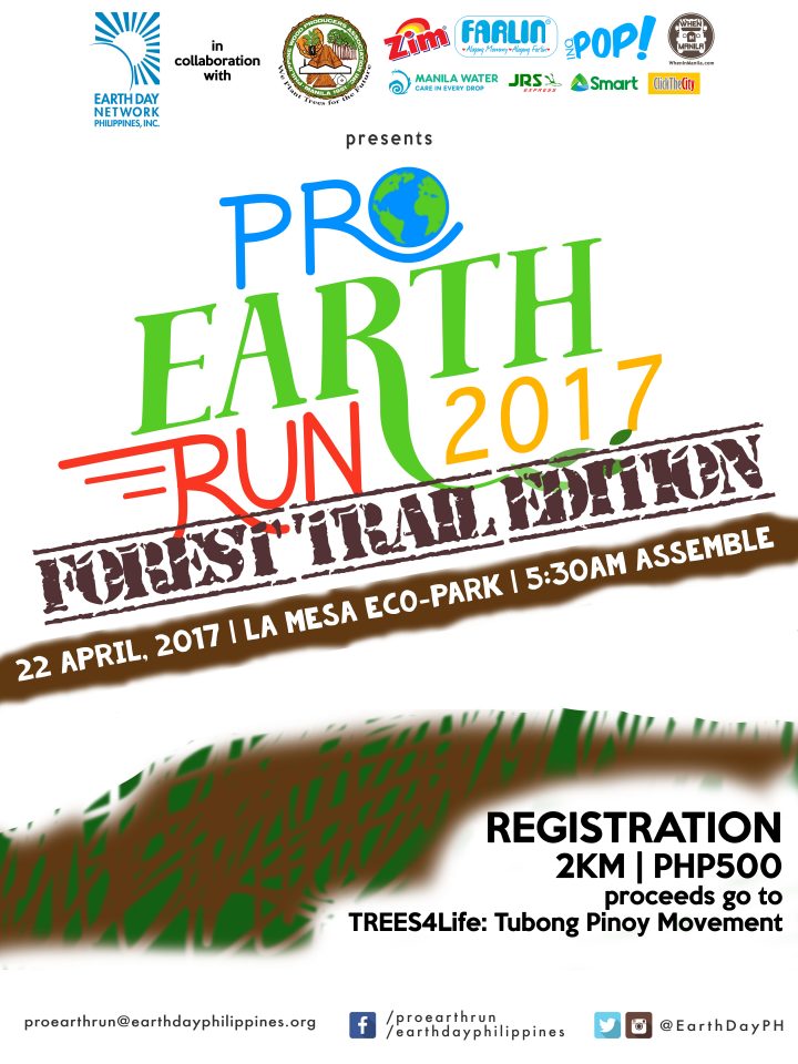 Fun Run Philippines April 22, 2017 PRO Earth Run