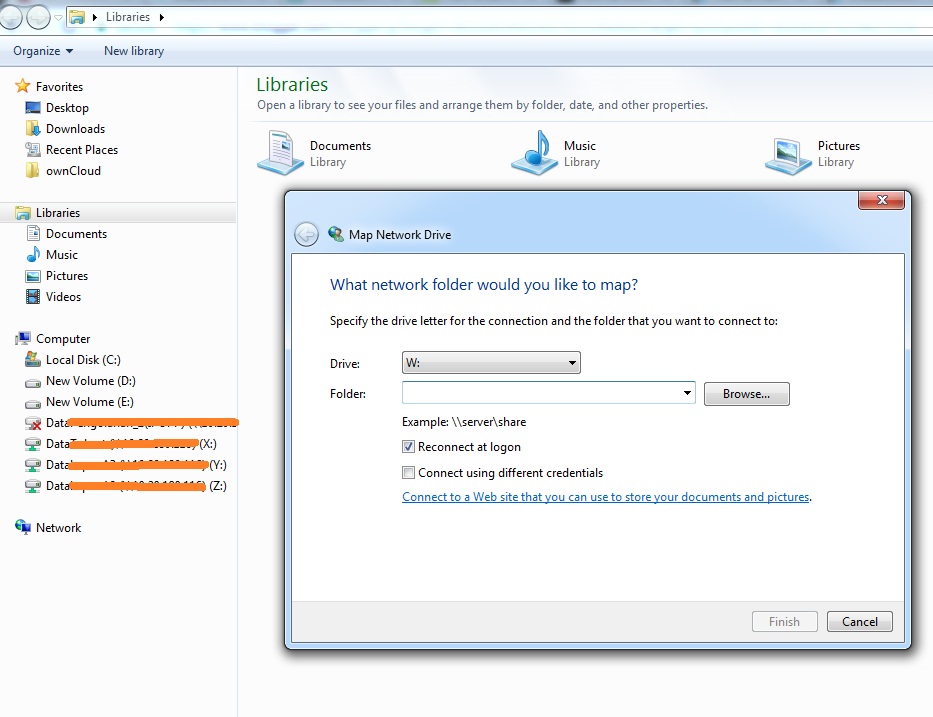 filezilla server mapped drive filezilla server mapped drive