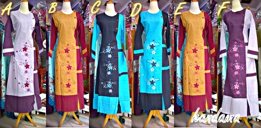 Gamis katun dobby murah - Grosir Baju Gamis Terbaru Murah