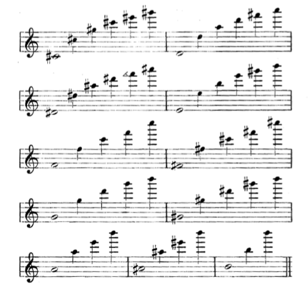 フルートの音域と５つの音部記号 フルート奏法私論