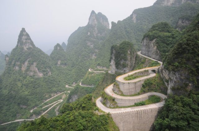 Tianmen Mountain Road, Hunan – Çin