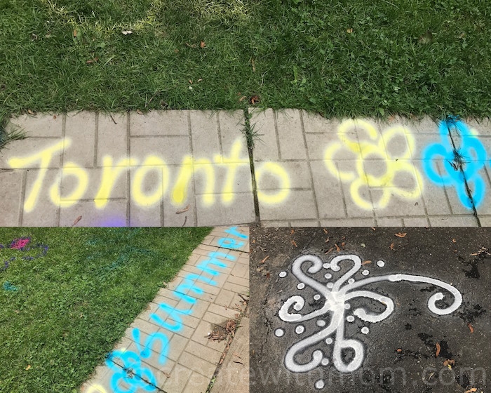 Create With Mom Summer Fun with Yard Art Spray Chalk