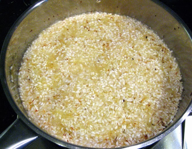 Porcini Mushroom Risotto with Truffle Oil