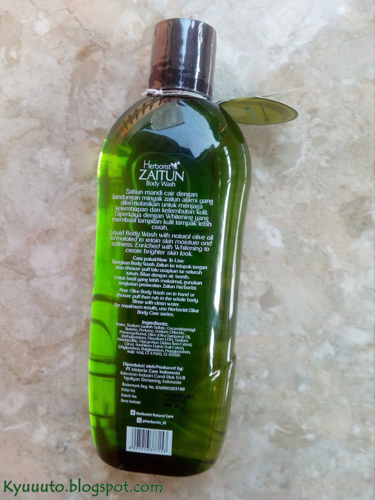 [REVIEW JUJUR] Herborist Body Wash Kyuuuto