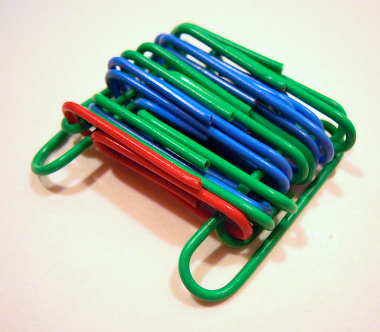 An Elephant a Day Elephant No. 289 Paper Clip Sculpture