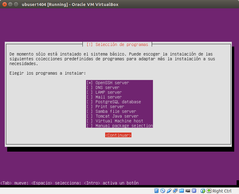 DriveMeca instalando Ubuntu Server 14.04 Trusty Tahr paso a paso