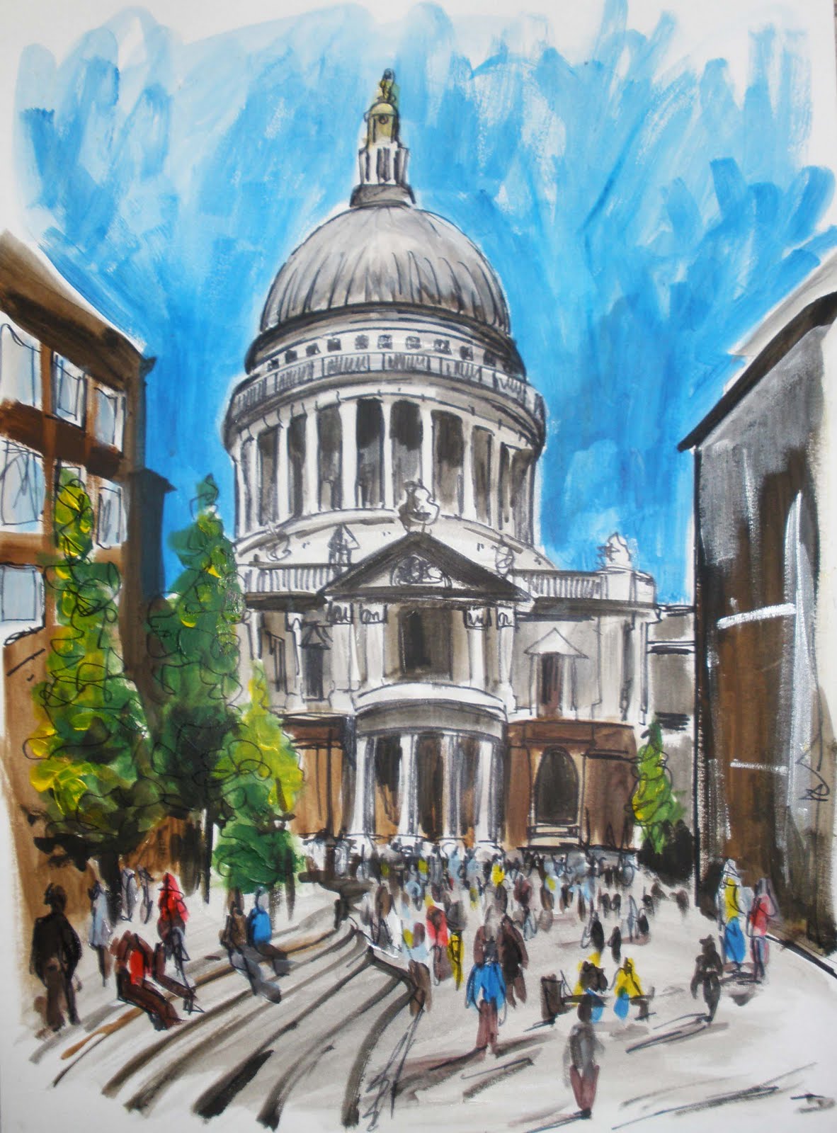 Jenny Leonard Art Blog Commissioned London Paintings on Canvas
