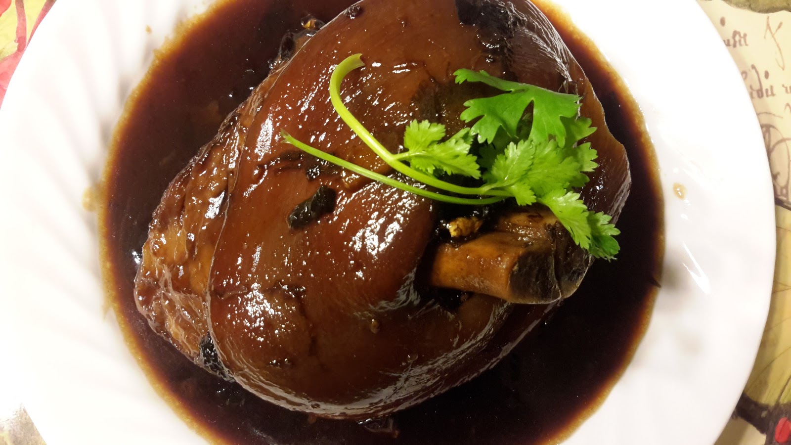 Pork Hock Stew with Worcester Sauce (炖猪肘子) Fun Chinese Cooking