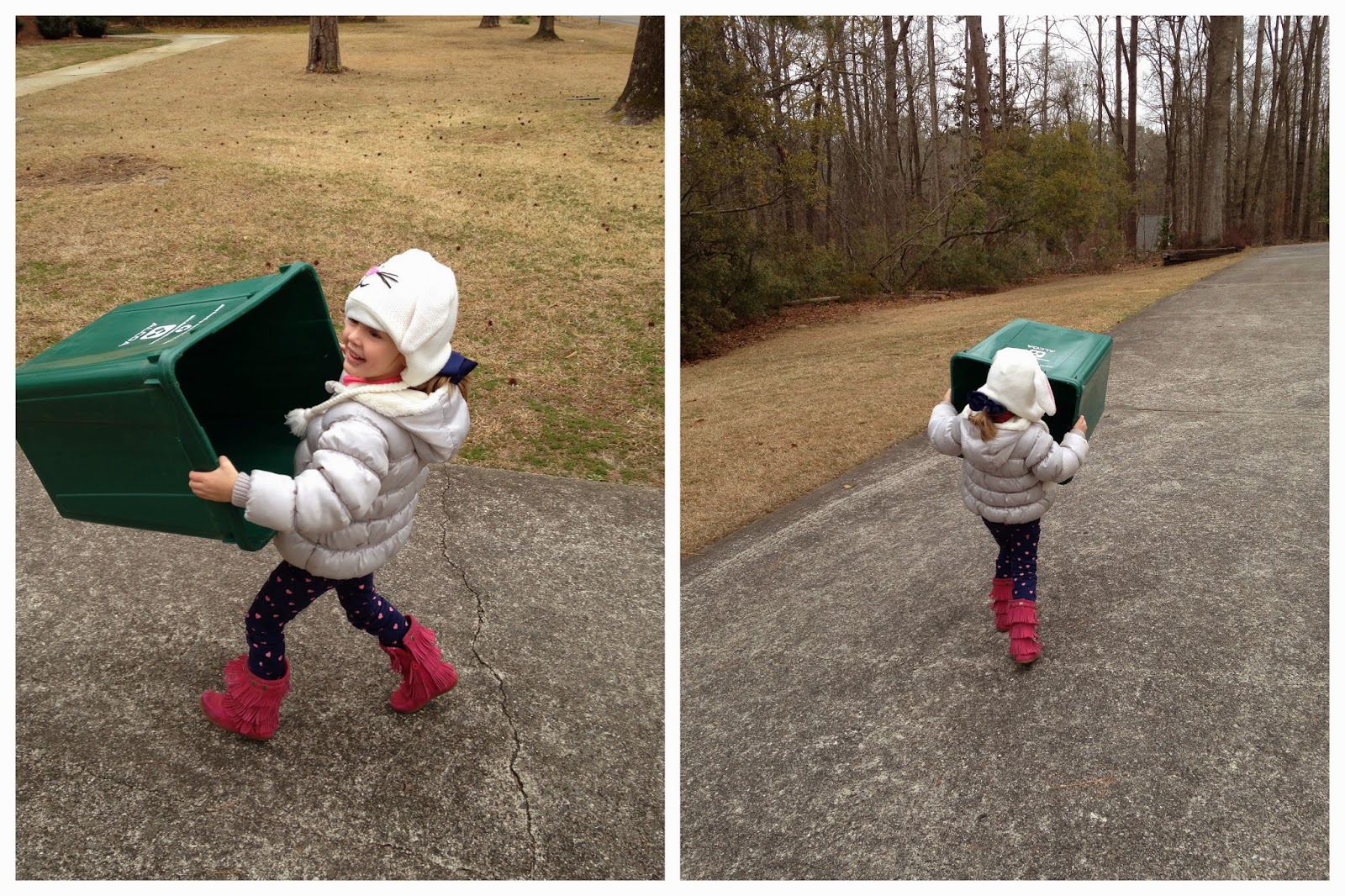 evergreen drive recycling pickup day