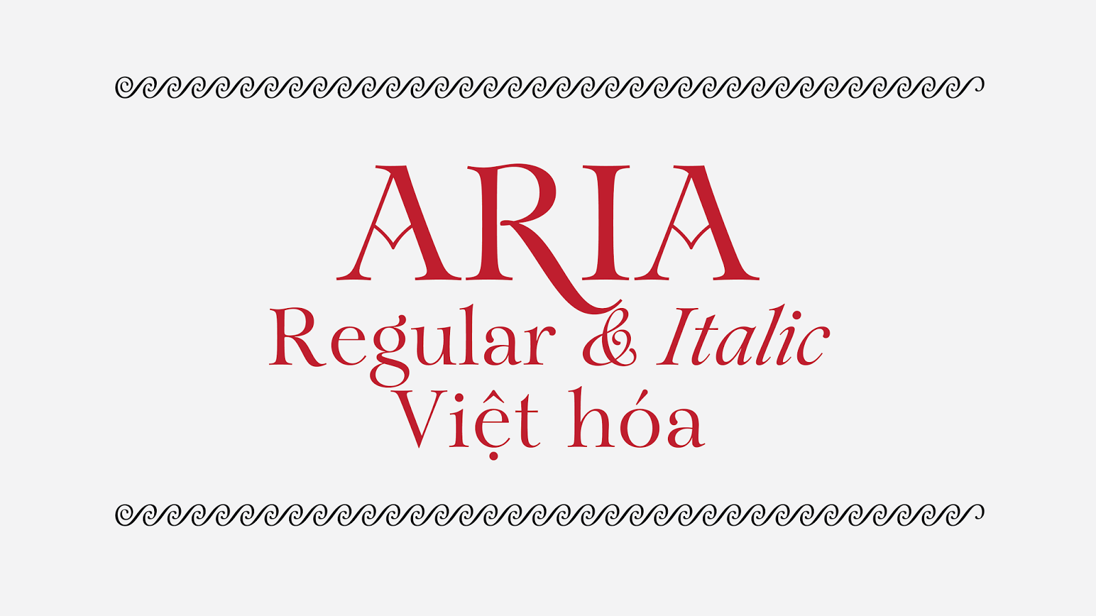 Download Viá»t Font Serif Uvf Aria Pro Viá»t Hoa SVG Cut Files