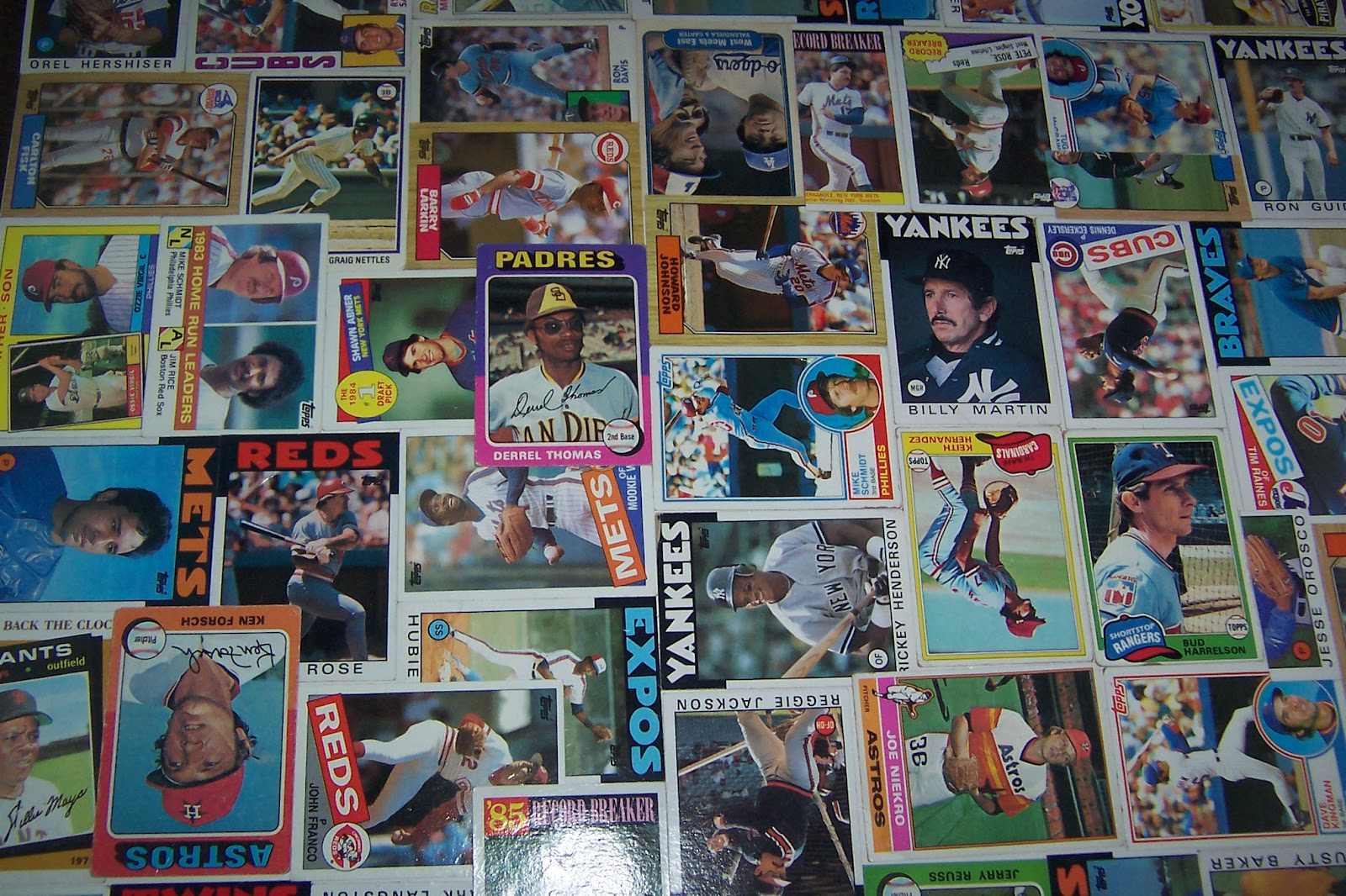 On My A Use for Old Baseball Cards Pt 1