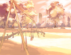 anime landscape outdoor background park