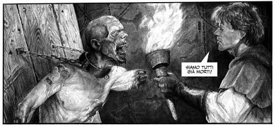 Il Regno dei Morti - Una vignetta di Mauro Belfiore tratta dal numero 1