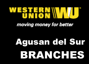 List of Western Union Branches - Agusan del Sur