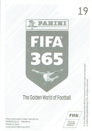 Danilo Avelar Corinthians Sticker 323 a/b Panini FIFA365 2019 