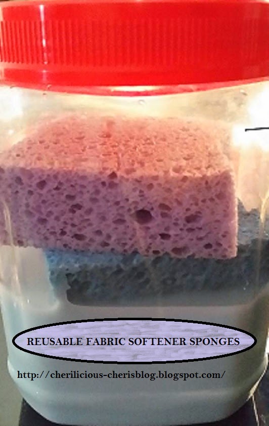 Cheryl's Creations Blog DIY Make your Own NEVER ENDING DRYER SHEETS