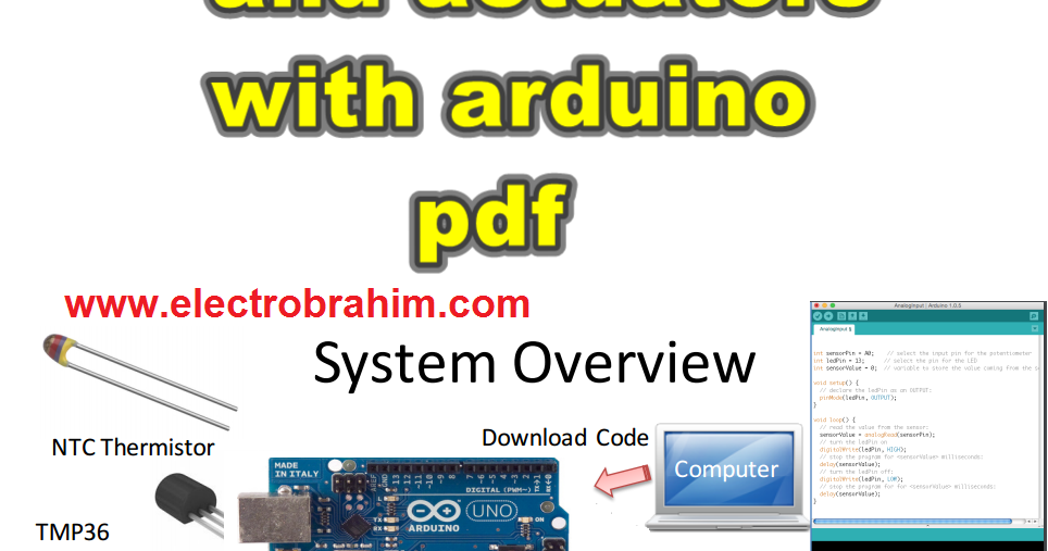 sensors and actuators with arduino pdf تحميل