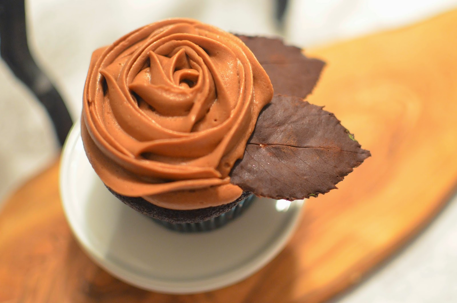 Sociolatte Double Chocolate Rose Cupcakes