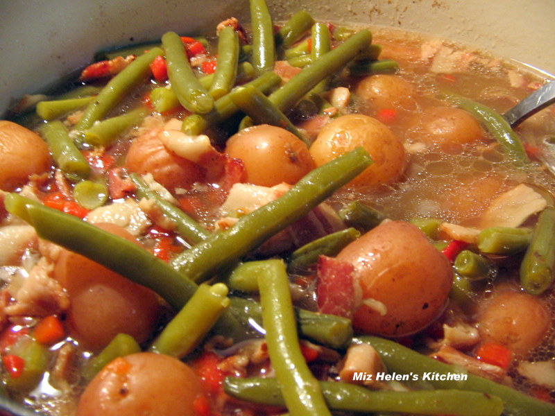 Fresh Green Beans and New Potatoes