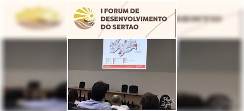 Participação no Iº Fórum de Desenvolvimento do Sertão, Patos-PB
