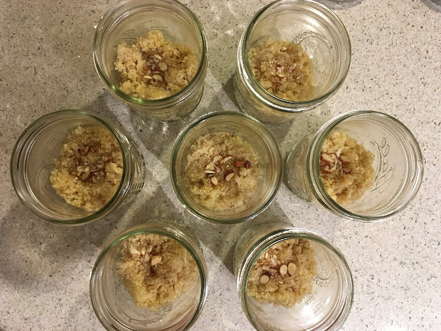 Simple Overnight Oats with Quinoa, Honey, Cinnamon, Almond Milk and Strawberry | The Lowcountry Lady